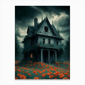 Haunted House 1 Canvas Print