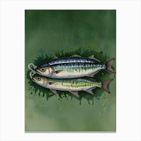 Two Sardines Canvas Print