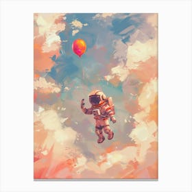 Astronaut In Space 10 Canvas Print