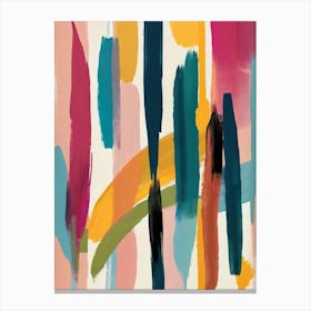 Abstract Brushstrokes 2 Canvas Print