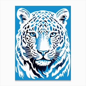 Tiger Head Vector Canvas Print