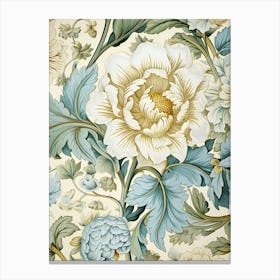 Wallpaper Floral Pattern 21 Canvas Print