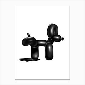 Funny Balloon Dog Canvas Print