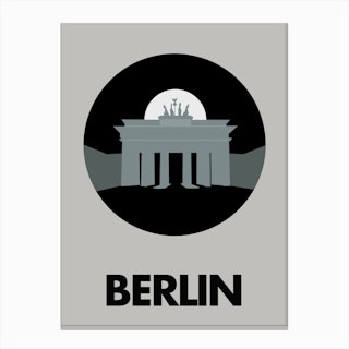 Visit Berlin  I Canvas Print
