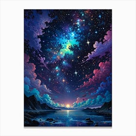 Night Sky 12 Canvas Print