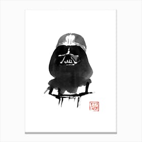 Darth Vader Under The Light Canvas Print