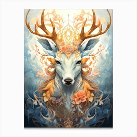 Deer Head 3 Canvas Print