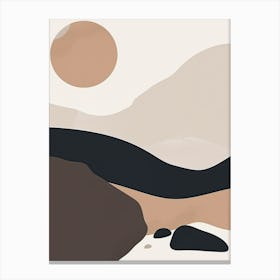 Hues Of The Horizon Minimalist Style Canvas Print