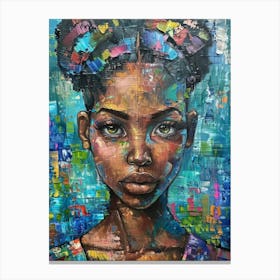 African Girl 2 Canvas Print