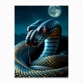 Wild Animal Creative Portrait 34 Canvas Print