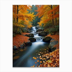 Autumn In The Forest Canvas Print