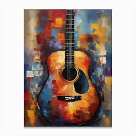 Acoustic Guitar 6 Canvas Print