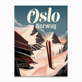 Oslo Norway Ski Canvas Print