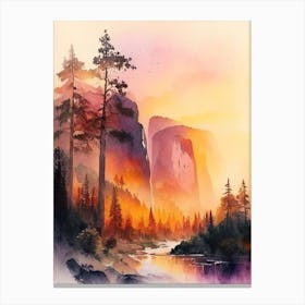 The Yosemite National Park 3 Canvas Print