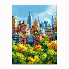 New York City Cityscape Canvas Print