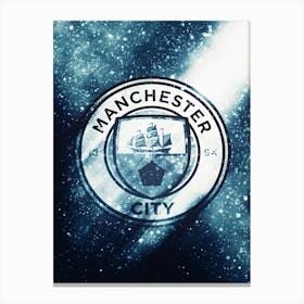 Manchester City Smoke Canvas Print