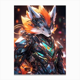 Fox Art Canvas Print