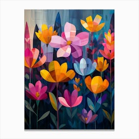 Flowers In The Night Canvas Print