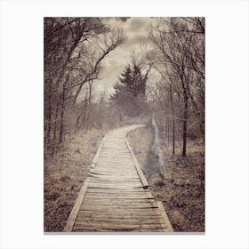 Ghost crossing Canvas Print