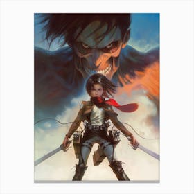 Attack On Titan 8 Canvas Print