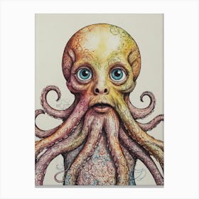 Octopus 18 Canvas Print