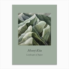 Landscapes Of Japan Mount Kita Canvas Print