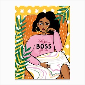 Boss Lady Maya Canvas Print