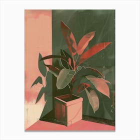 'Potted Plant' 1 Canvas Print