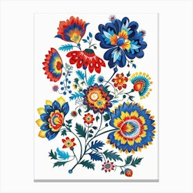 Russian Folk Art 1 Canvas Print