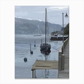 Loch Ryan Harbour Canvas Print