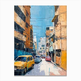 Mumbai Cityscape Illustration 2 Canvas Print
