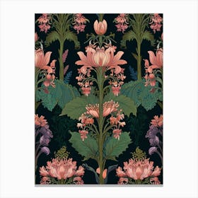 Floral Wallpaper Canvas Print