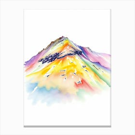 Rainbow Mountain 2 Canvas Print