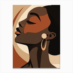 Afro-American Woman 8 Canvas Print