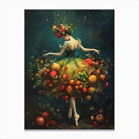 Fruitful Ballerina 1 Canvas Print