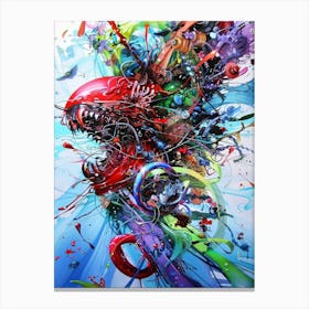 Alien Monster Canvas Print