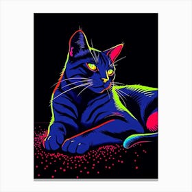 Feline Creative Cat Illustration 64 1 Canvas Print