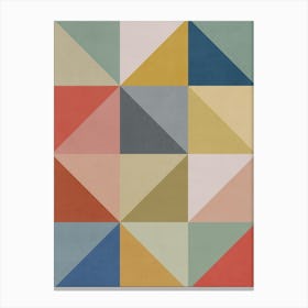 Geometric Shapes - CA01 Canvas Print