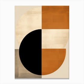 Geometric Echoes; Mid Century Reverberations Canvas Print