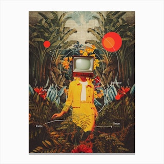 She Came From The Wilderness Canvas Print