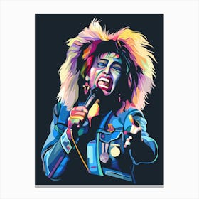 Tina Turner Wpap 1 Canvas Print