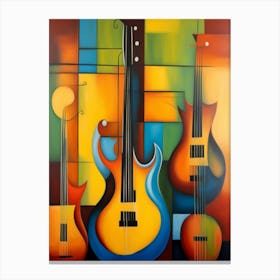 Guitars Canvas Print