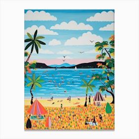 Tanjung Rhu Beach, Langkawi Island, Malaysia, Matisse And Rousseau Style 3 Canvas Print