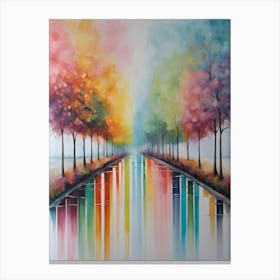 Rainbow Road Canvas Print