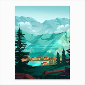 Mountains in Georgia Canvas Print