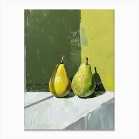 Two Pears 14 Canvas Print