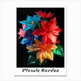 Bright Inflatable Flowers Poster Poinsettia 2 Canvas Print