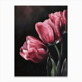 Purple Tulip 4 Canvas Print