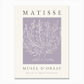 Matisse Lilac Tree Print Canvas Print