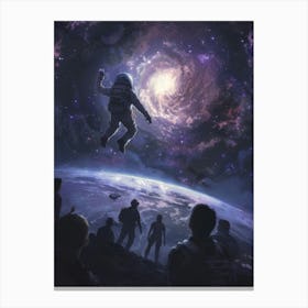 Space Astronaut Canvas Print